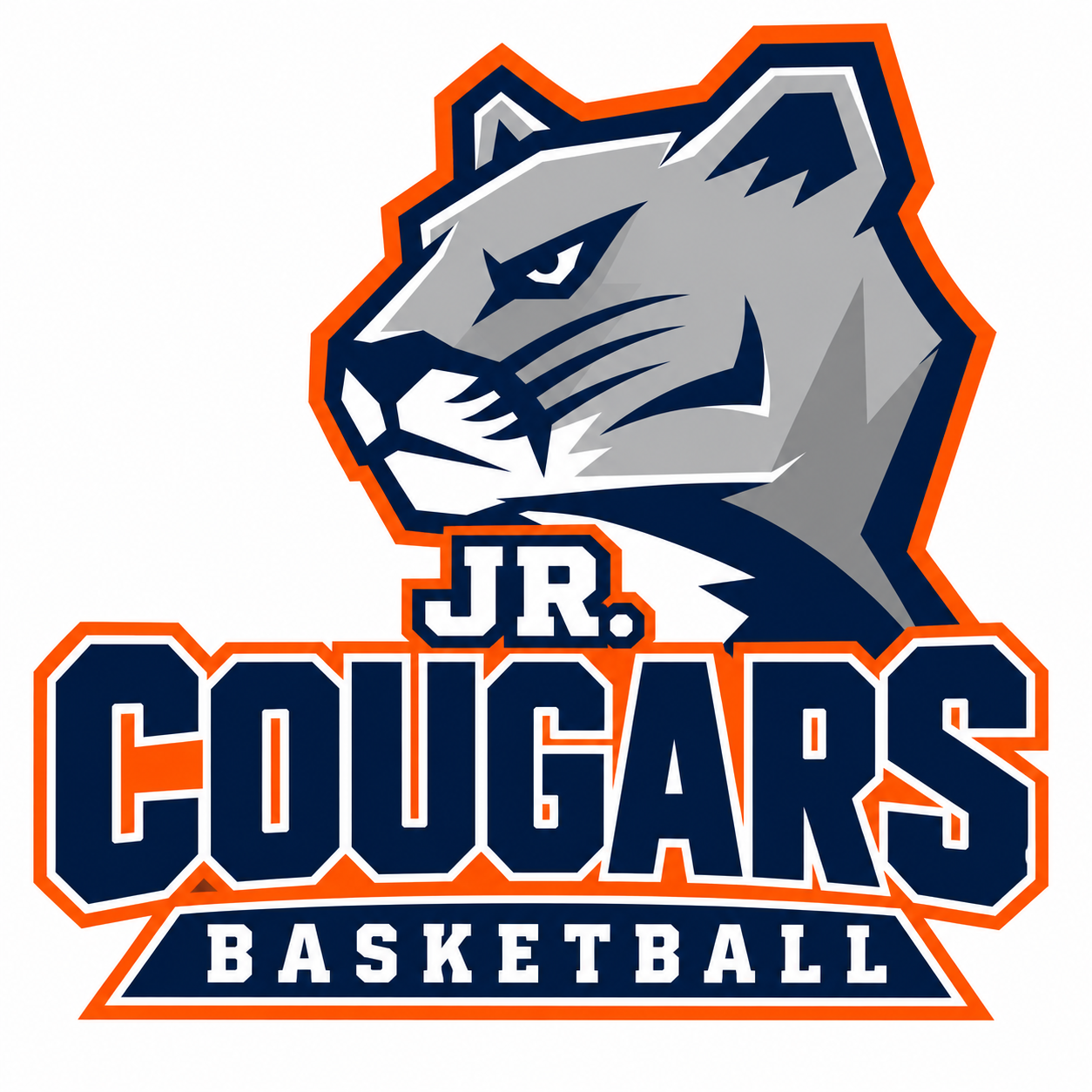 Jr. Cougars Basketball Heat Transfer